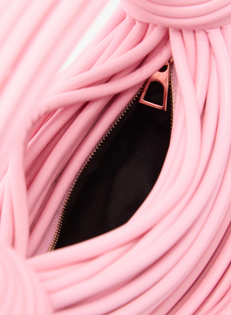 Namshi x Pink Statement Wire Clutch for Women | Best Price UAE